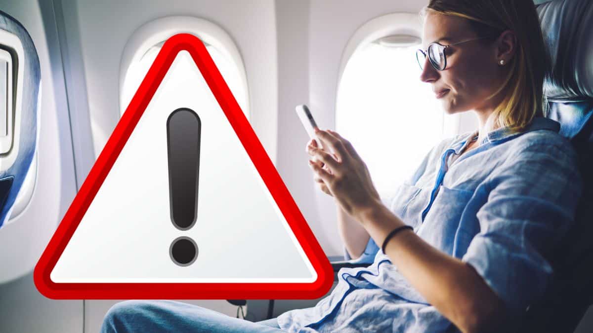 Voici la vraie raison pourquoi il ne faut jamais utiliser son téléphone en avion, c’est super dangereux !