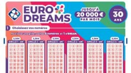 EuroDreams le nouveau jeu de la FDJ qui te fait gagner jusqu'à 20 000 euros tous les mois