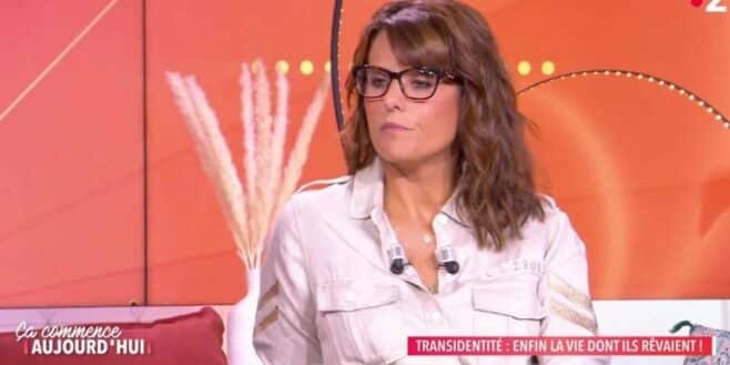 Faustine Bollaert choquée par son invitée, elle lui coupe la parole !