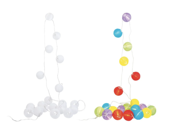 Lidl : cette guirlande apporte de la couleur à votre jardin cet automne avec une touche colorée