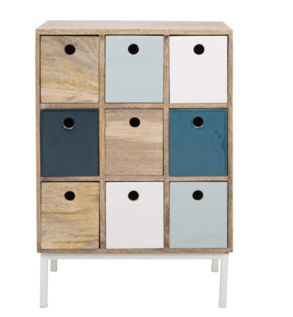 Maisons du monde enchante sa clientèle avec son meuble de rangement coloré