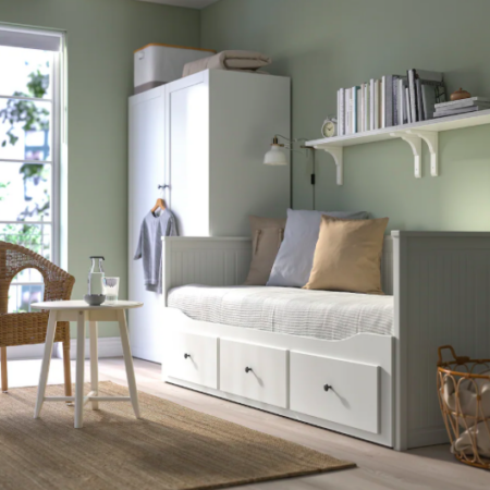 This stunning Ikea bed is a bestseller thanks to its many storage options
