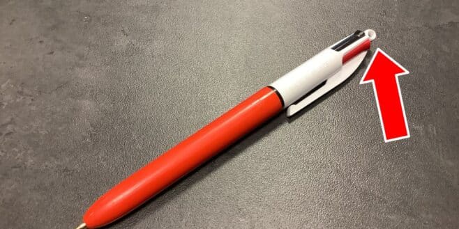 La vraie utilité de la petite boule sur le stylo quatre couleurs et c'est très étonnant