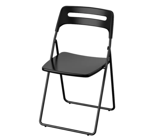 Ikea cartonne avec cette chaise qui prend peu de place et qui coûte moins de 15 euros-article