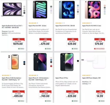 Cohue chez Lidl qui vend des iPad, des iPhone et des MacBook à prix cassés