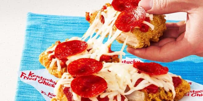 KFC se lâche et balance une nouvelle pizza avec une base au poulet frit
