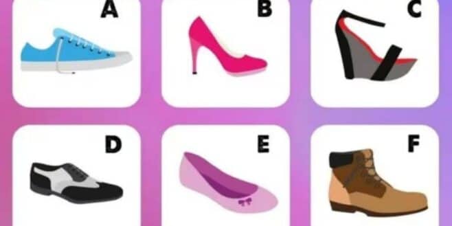 Test de personnalité la chaussure que vous choisissez révèle un secret sur vous