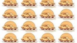 Test de rapidité seule une personne intelligente trouvera la voiture différente en moins de 5 secondes