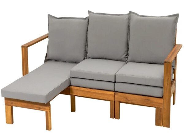 Ce canapé confortable de Lidl est idéal pour acceuillir vos invités dans le jardin !