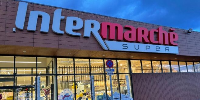 Intermarché des centaines de personnes venues faire les courses évacuées d'urgence à cause d'une fuite de gaz