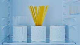 Il réalise de grosses économies en mettant du papier WC dans son frigo