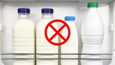 Ne mettez plus jamais le lait dans la porte de votre frigo