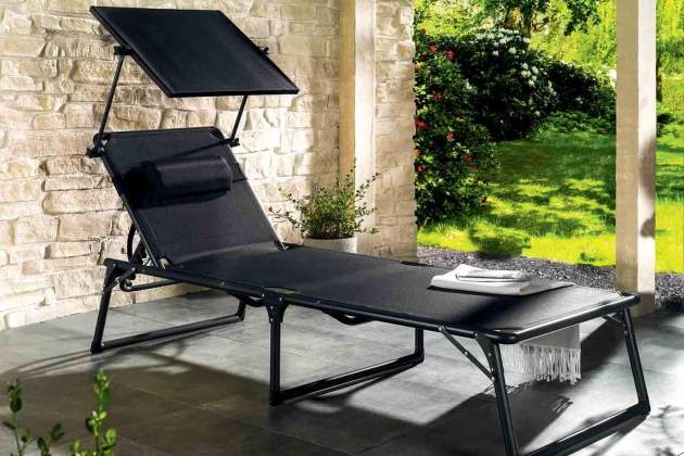 Lidl ressort cette chaise longue avec un petit parasol parfaite pour l'été -article