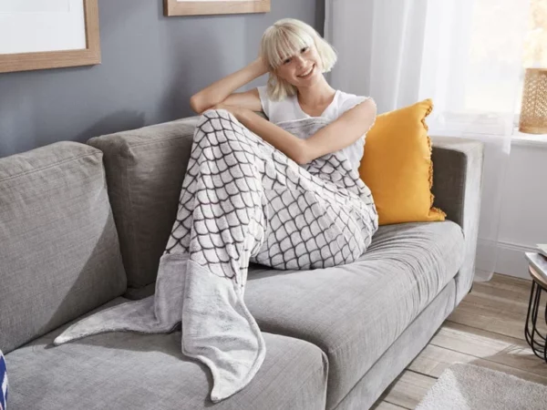 Plaid queue de sirène