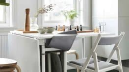 Gagner facilement de la place avec cette nouvelle table pliante Ikea