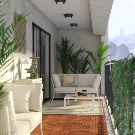 IKEA apporte du confort à votre terrasse avec cette table et ce canapé