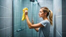 Ce geste simple des hôtels rend vos parois de douche brillantes en quelques minutes