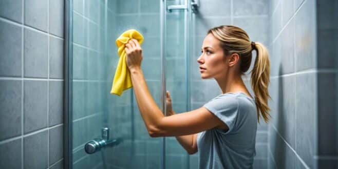 Ce geste simple des hôtels rend vos parois de douche brillantes en quelques minutes