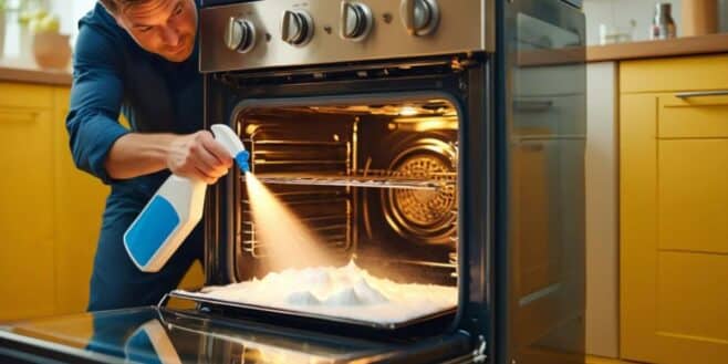Oubliez le bicarbonate et le vinaigre, cette astuce nettoie le four en profondeur sans frotter