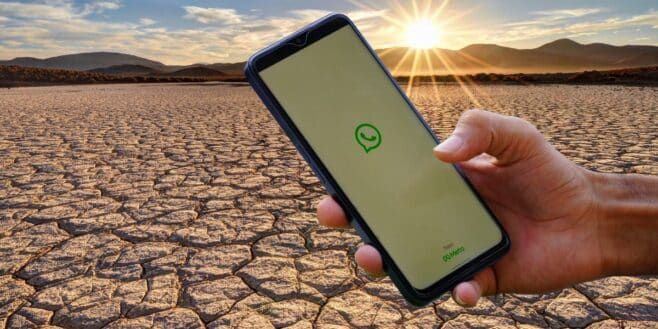 WhatsApp fonctionne en plein désert sans réseau ni Wi-Fi sur ce smartphone