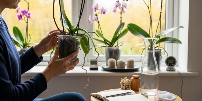 Tuxboard - Orchidées : les gestes d’octobre qui évitent le dépérissement hivernal et assurent une floraison jusqu’au printemps