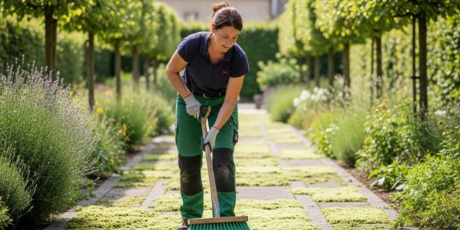Tuxboard - Désherbant: 3 gestes naturels plus efficaces rendent vos allées impeccables
