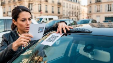 Tuxboard.com - Arnaque aux faux PV: ne scannez pas le QR code d'un flyer sur votre pare-brise