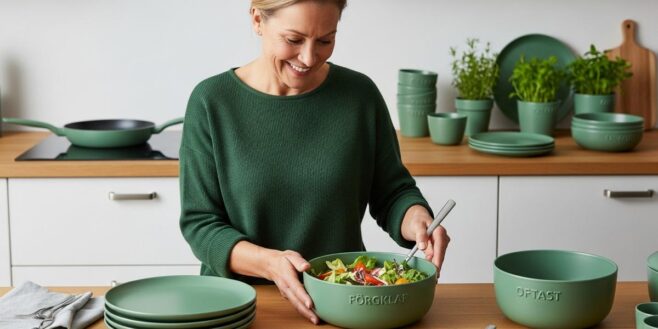 Tuxboard.com - IKEA réinvente la vaisselle verte en 2025: fabrication durable et style qui modernise la table