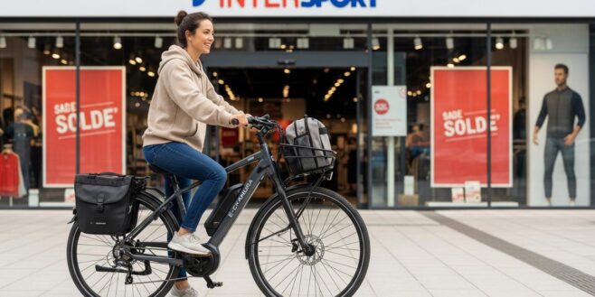 Tuxboard.com - Vélo électrique Nakamura E-Cross City : 200 € de remise chez Intersport, idéal pour les familles pendant les soldes