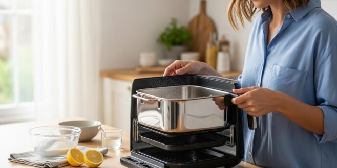 Tuxboard.com - Airfryer : l’astuce simple pour le nettoyer sans produits agressifs, en quelques minutes