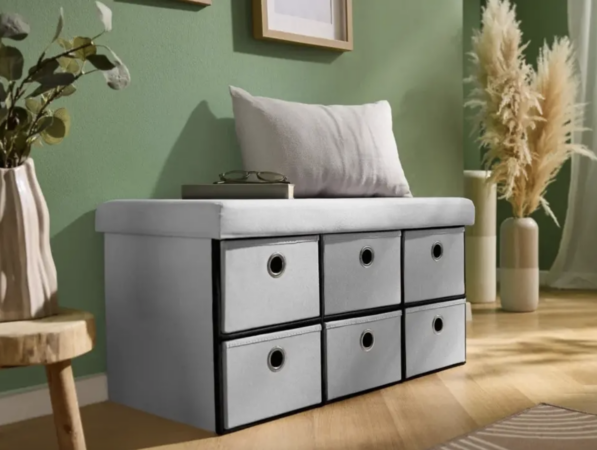 Lidl frappe fort avec ce banc de rangement pliable qui met fin au désordre