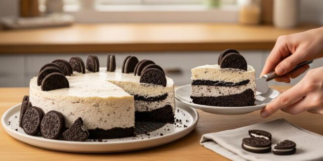 Tuxboard - Oreo : ce cheesecake sans cuisson prêt en 15 minutes offre une texture parfaite qui surprend