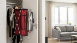 Tuxboard - Lidl lance un étendoir à linge compact qui se replie pour gagner de la place dans les petits intérieurs