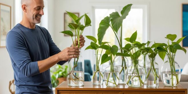 Tuxboard - Boutures en eau : un vase en verre à moins de 15 € remplace le terreau et transforme votre intérieur
