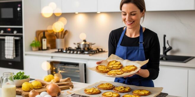 Tuxboard - Galettes de pommes de terre au four en 10 minutes : l'alternative croustillante et plus légère que les frites