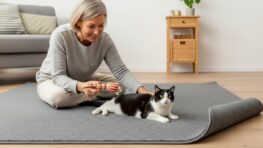 Tuxboard - Action vend un tapis antidérapant pour chien et chat à 7,95 € : 100 x 70 cm, repliable et lavable