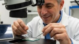 Tuxboard - Panneaux solaires : 130 % de rendement quantique atteint grâce au molybdène et au dédoublement singulet