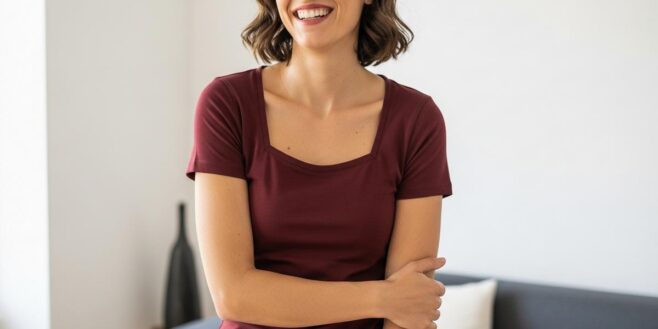 Tuxboard - Kiabi : ce t-shirt à 8 euros noté 4,8/5 flatte toutes les silhouettes avec son col carré ce printemps
