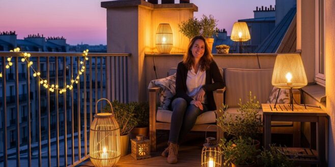 Tuxboard - 10 lampes Ikea à moins de 25 euros transforment votre balcon en rooftop d'hôtel le soir