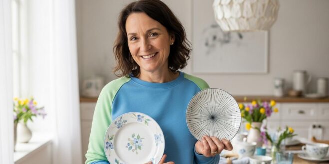 Tuxboard - Action lance des assiettes en porcelaine à 1,49€ pour rafraîchir votre table ce printemps 2026