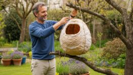 Tuxboard - Frelons asiatiques : ce sac en papier kraft suspendu dans votre jardin les éloigne tout l'été