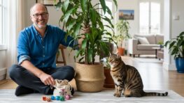 Tuxboard - Votre chat gratte vos plantes : des galets ou de la paille sur le terreau suffisent à le dissuader