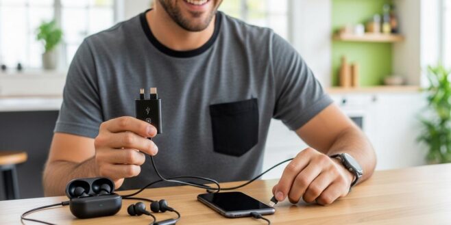 Tuxboard - Lidl vend un chargeur double USB à 7,99 € qui recharge votre téléphone et vos écouteurs sans surchauffe