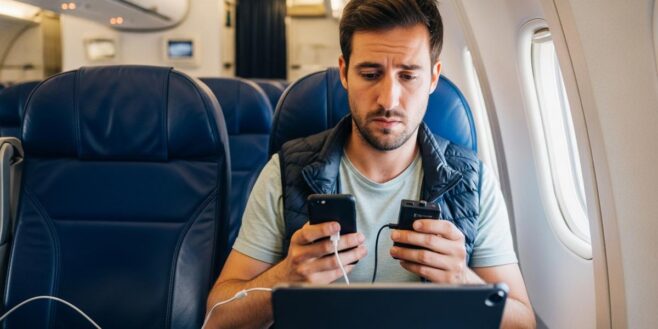 Tuxboard - Batterie externe interdite en vol : le groupe Lufthansa vous empêche de recharger vos appareils à bord