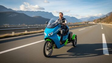 Tuxboard - Cixi Vigoz : ce tricycle électrique français roule à 120 km/h et vous pouvez l'utiliser sur autoroute