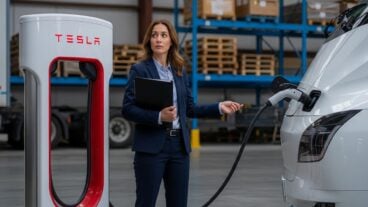 Tuxboard - Tesla lance une borne de recharge de 125 kW réservée à son camion Semi et non compatible avec votre voiture électrique