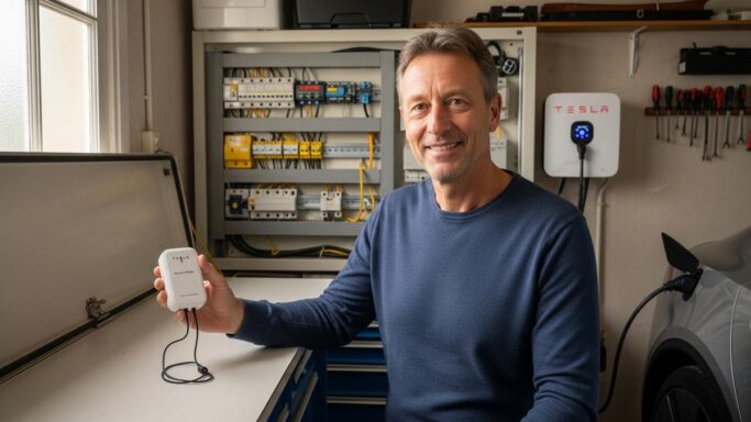 Tuxboard - Ce petit boîtier Tesla à 210 dollars évite de faire sauter les plombs quand vous rechargez votre voiture à la maison