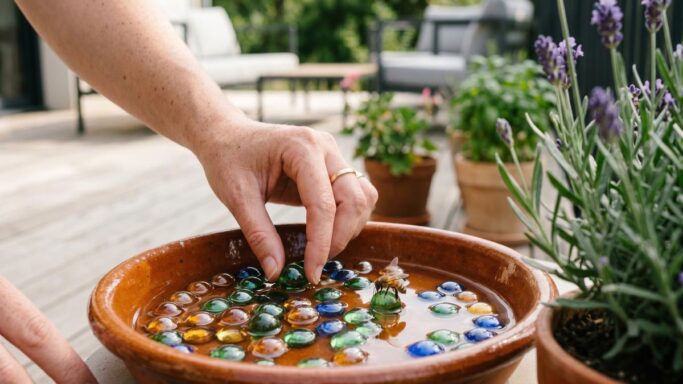 Tuxboard - Fini les moustiques sur la terrasse cet été : le vieux truc de jardinier qui sauve aussi les abeilles