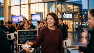 Tuxboard - « Nous privatisons un cinéma entier à Genève » : la soirée GTA 6 qui va faire revivre les lancements à minuit
