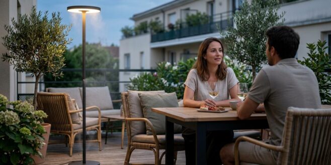 Tuxboard - Fini la terrasse étouffante le soir : cet éclairage fait chuter la température de plusieurs degrés sans mouiller personne